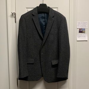 J. Crew Men’s Charcoal Tweed Blazer